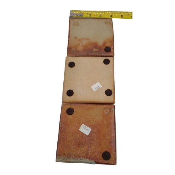 Coasters Geode Crackle Set of 3 Made in USA 4 Inches Square - Picture 8 of 9